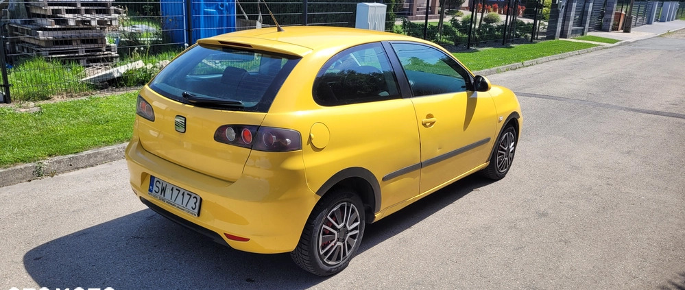 Seat Ibiza cena 5700 przebieg: 216000, rok produkcji 2007 z Orzesze małe 46